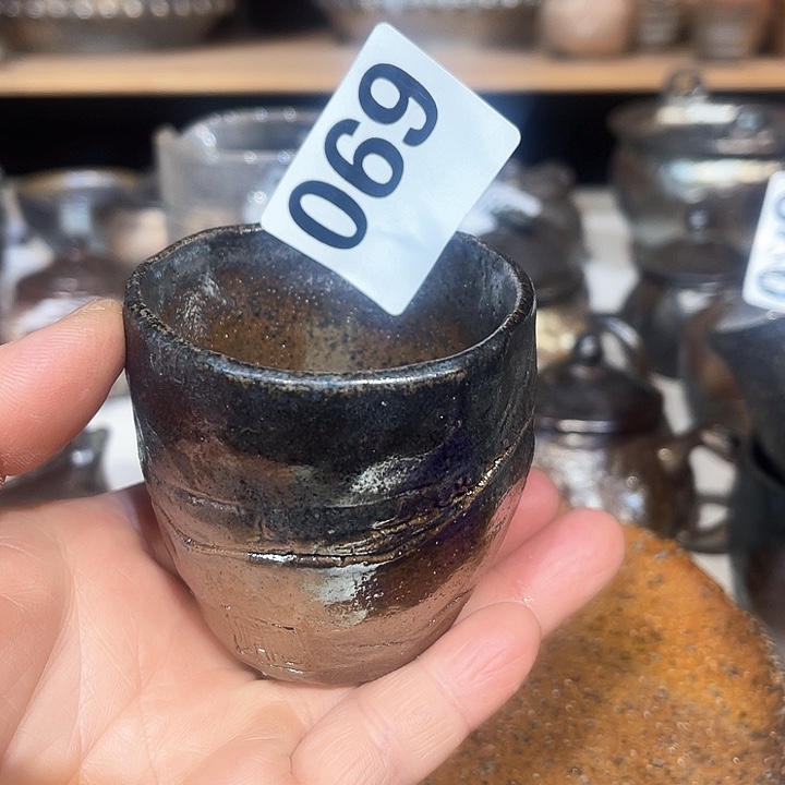杯高温柴烧陶泥主人杯