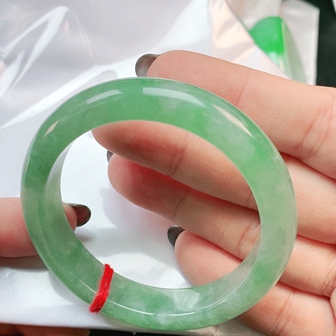 未镶嵌手镯翡翠正圈0035
