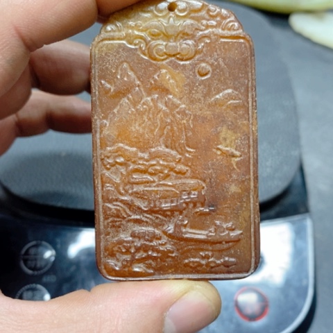 紫金钵盂菩提吊坠
