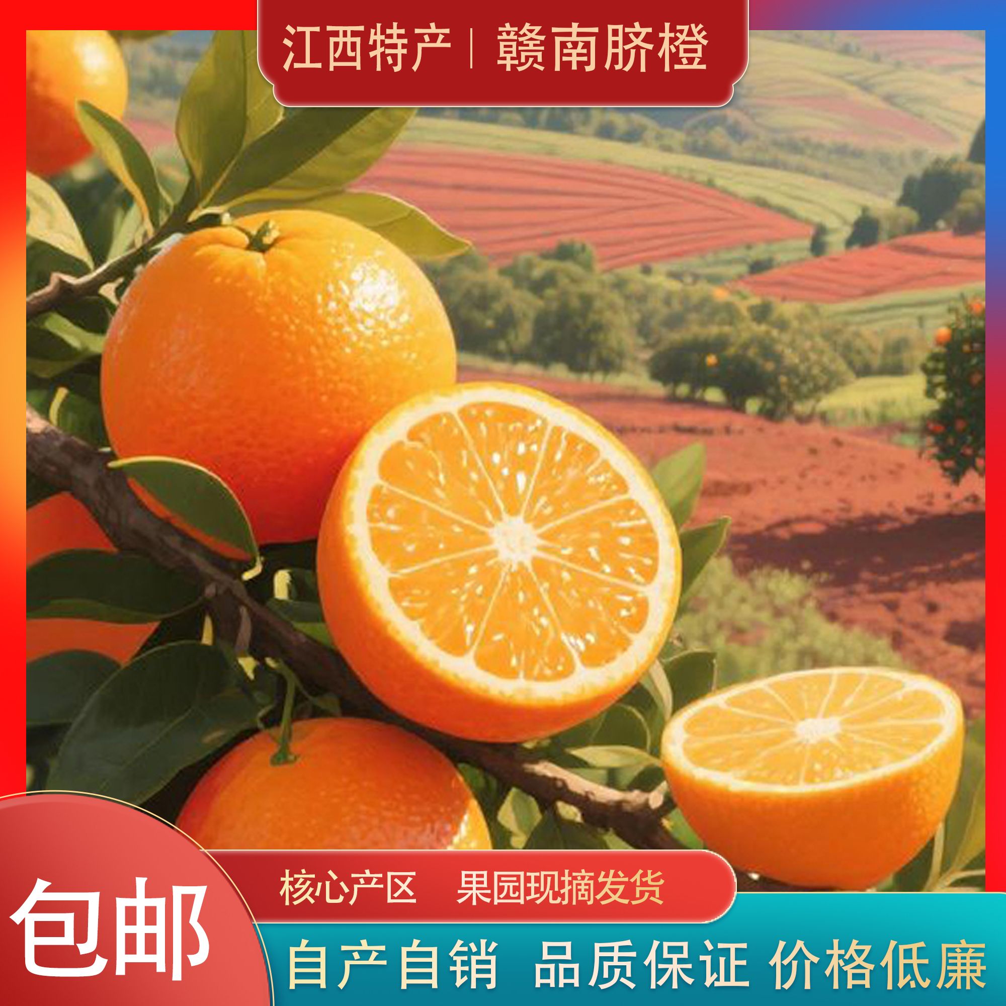 【一姐宠丝价石灰橙】正宗江西赣南脐橙新鲜水果龙勾石灰橙果园产地