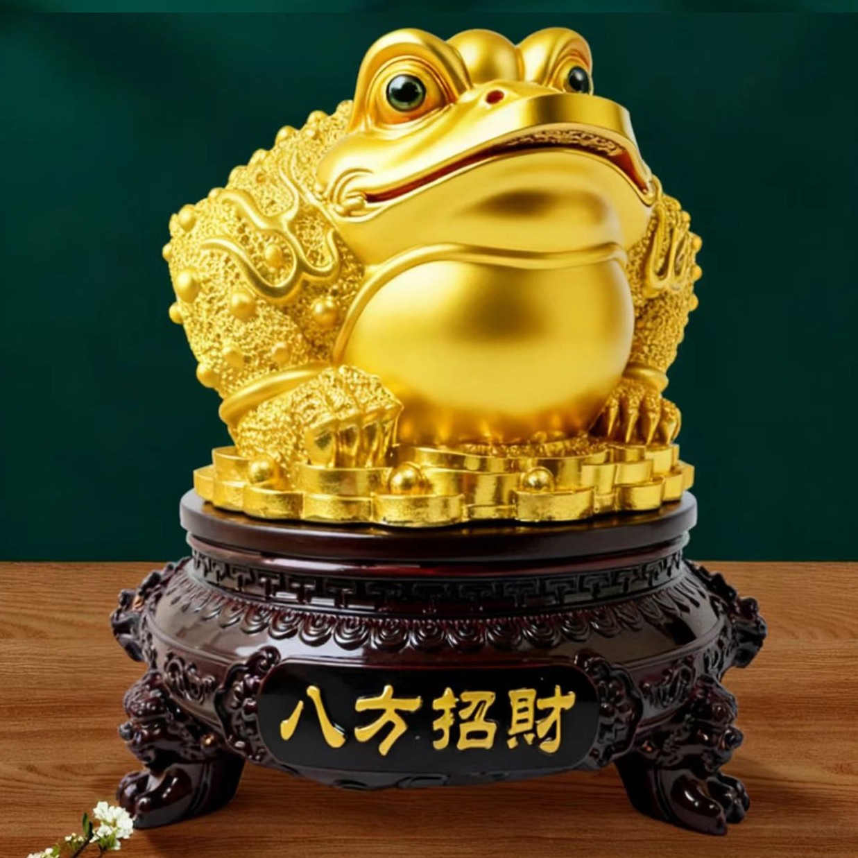 蟾摆件创意办公室客厅店铺开业礼品玄关前台蟾蜍中式装饰送礼金蟾