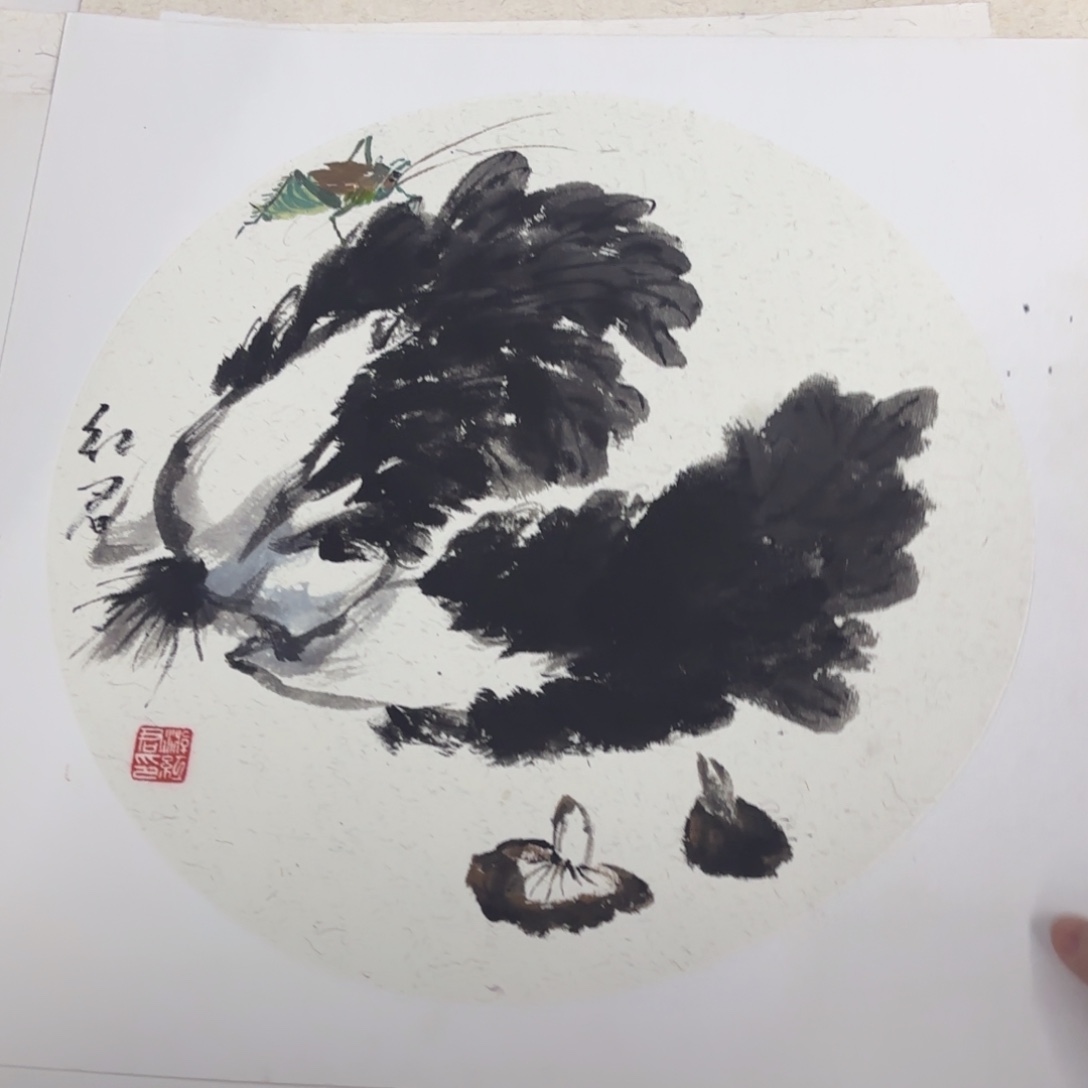 国画38-38卡纸作品艺