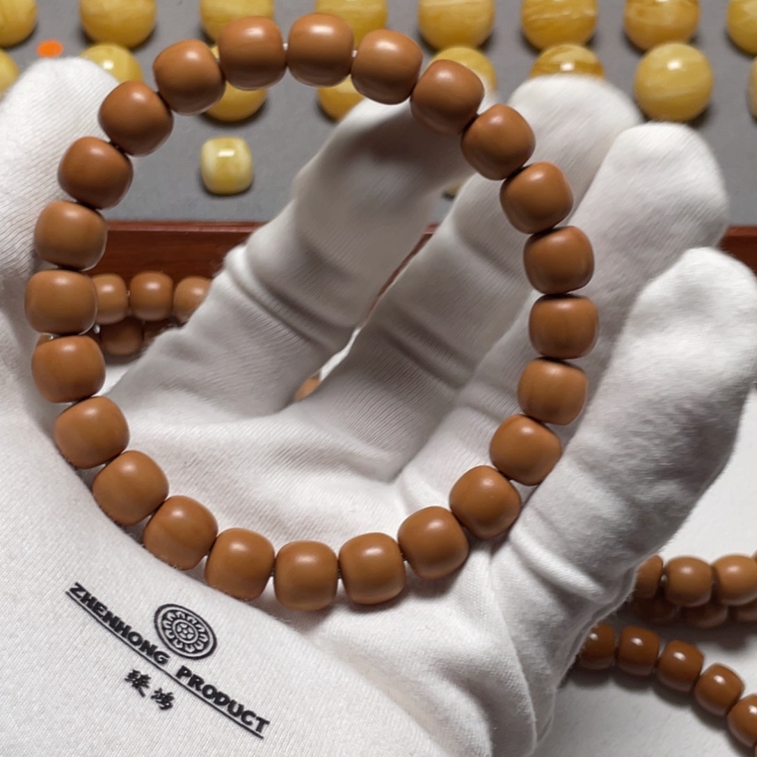 豪**连全品猴头老型手串