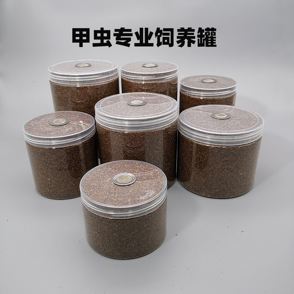 甲虫幼虫饲养罐独角仙幼虫饲养盒大兜虫锹甲锹形虫爬宠昆虫饲养盒