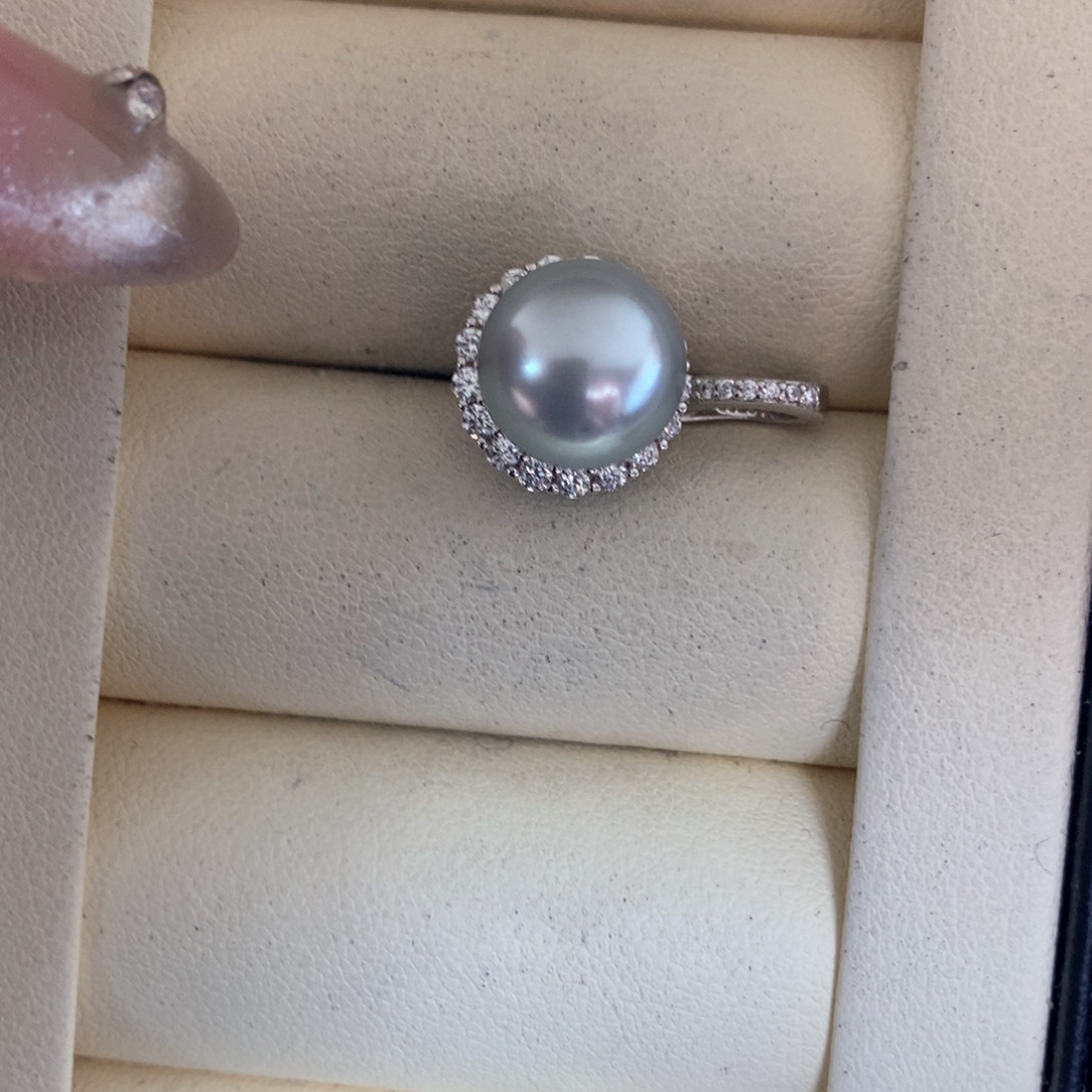 海水珍珠颈饰银S925镶嵌