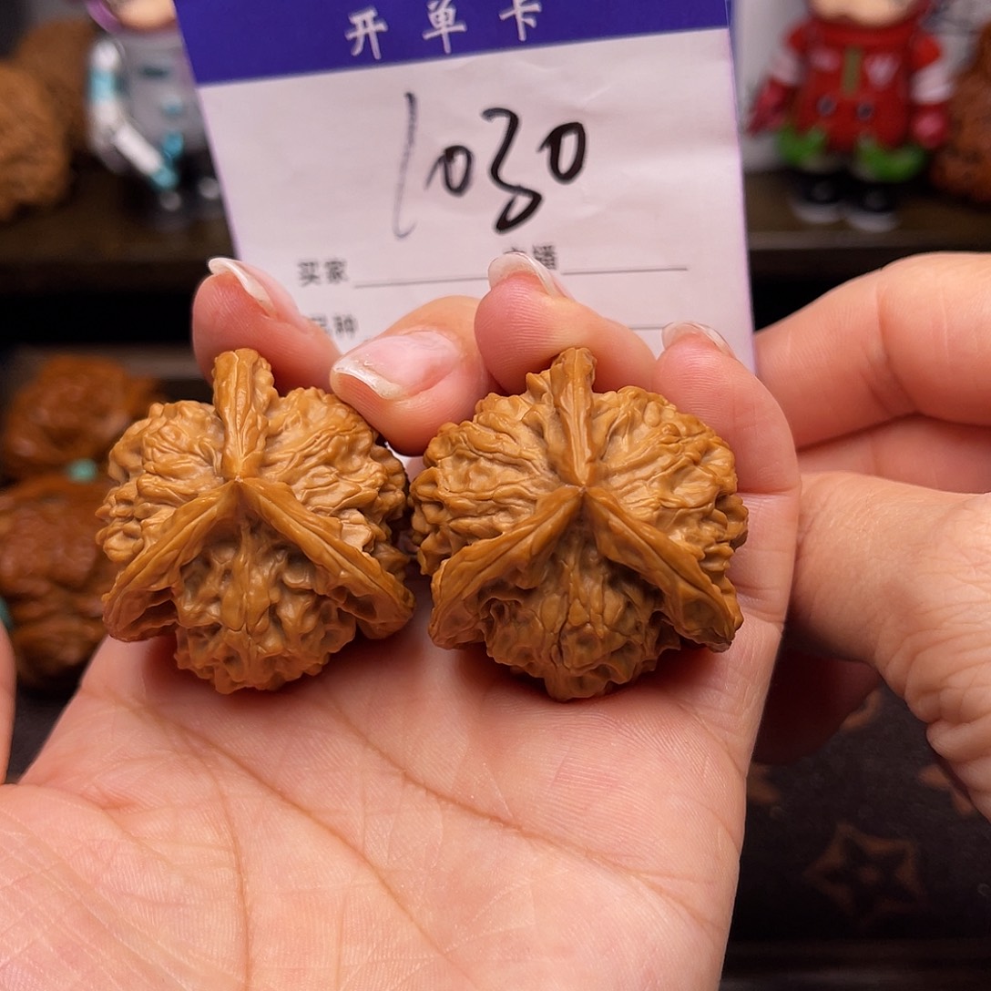 吊坠桃核盘山三棱36