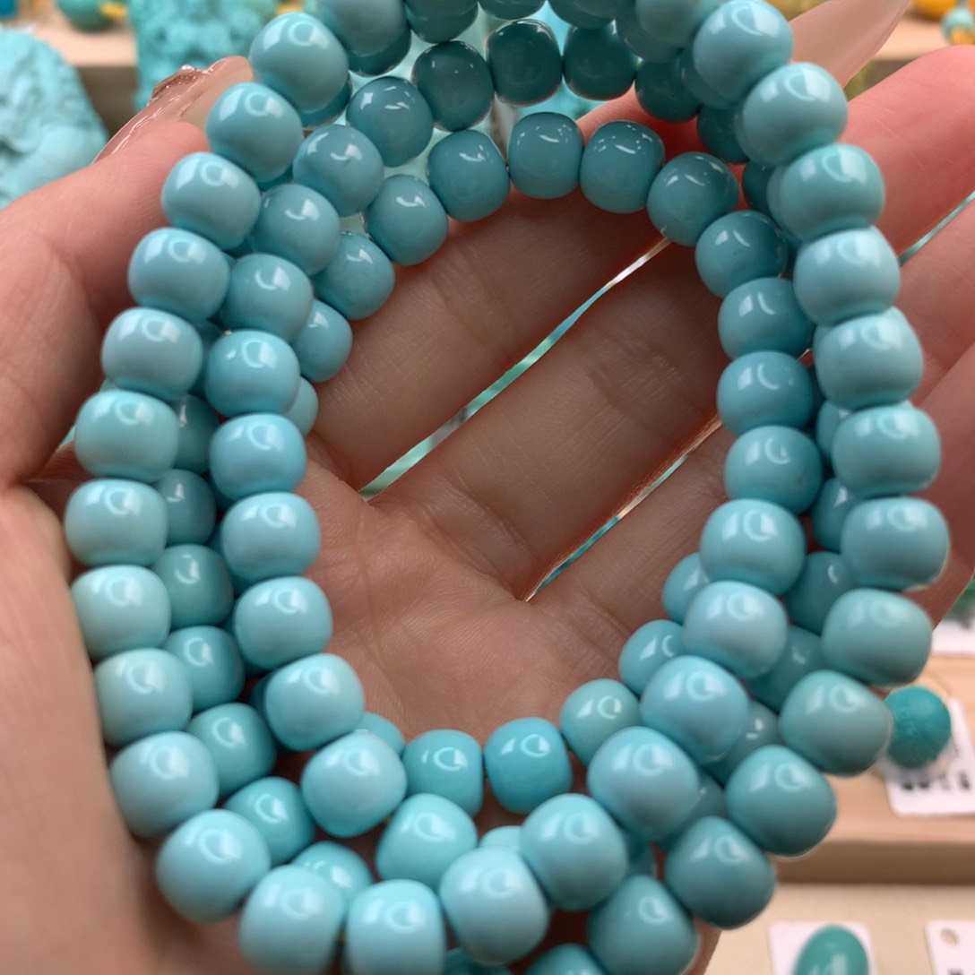 绿松石珠宝玉石未镶嵌