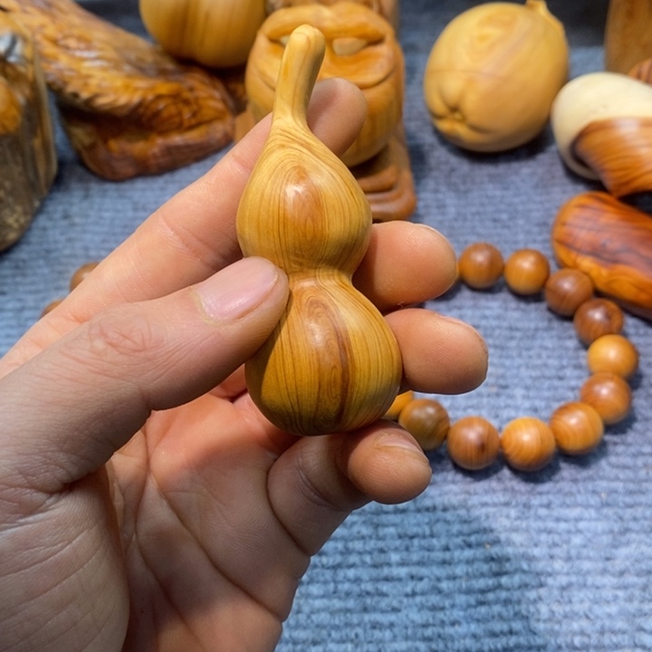 柏木（崖柏）陈化老料把件手串 