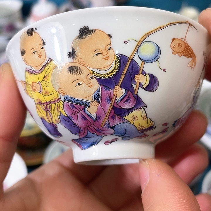 景德镇陶瓷艺术主人杯12344