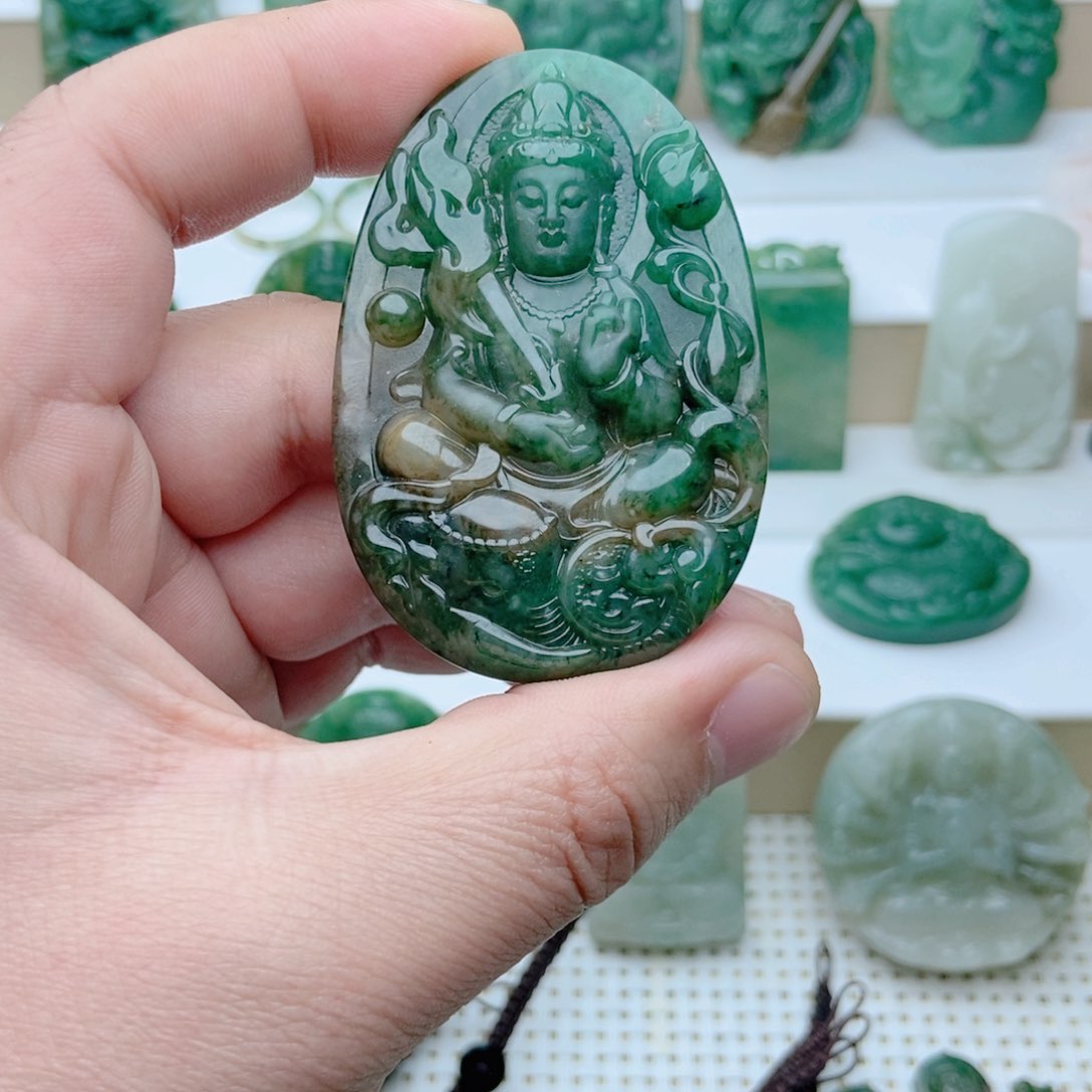 独山玉挂件未镶嵌英****