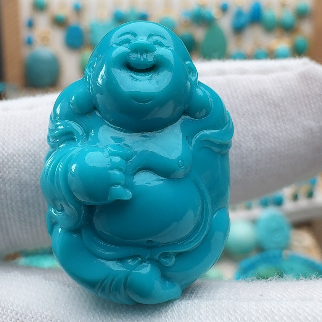 绿松石未镶嵌颈饰