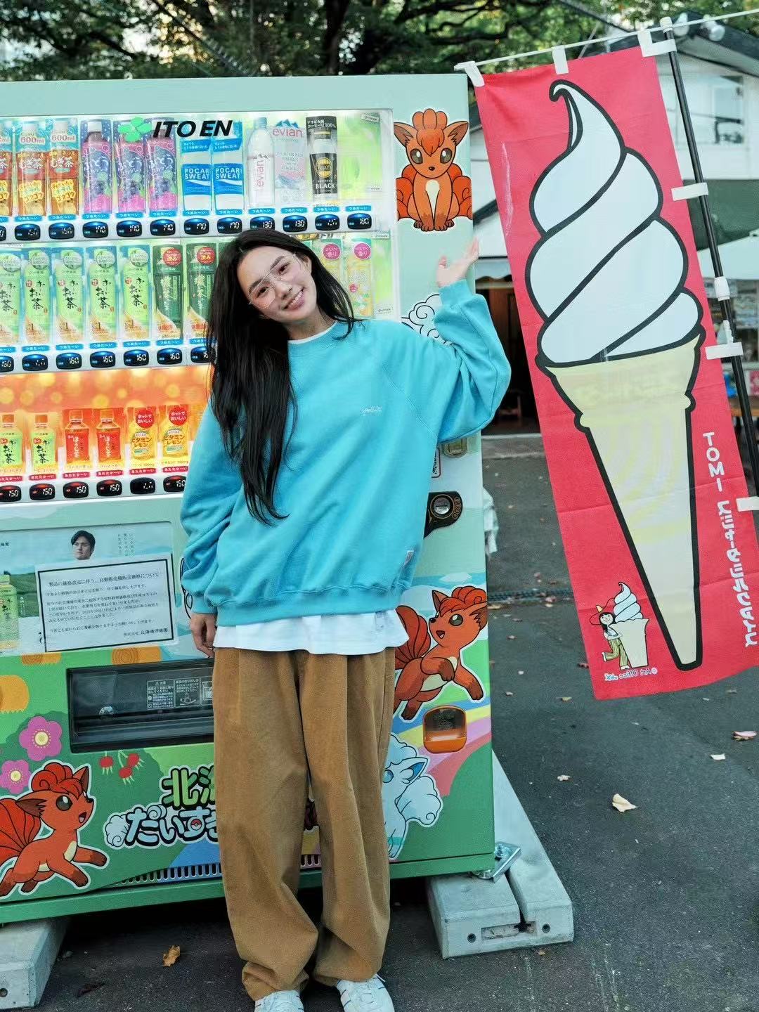 SPELLEDIT 2025冬季新品 休闲宽松插肩加绒卫衣 正品NO退NO换