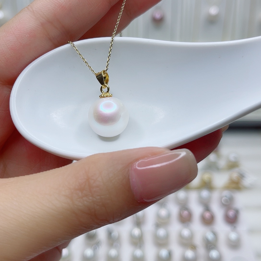 淡水珍珠未镶嵌吊坠(赠链)