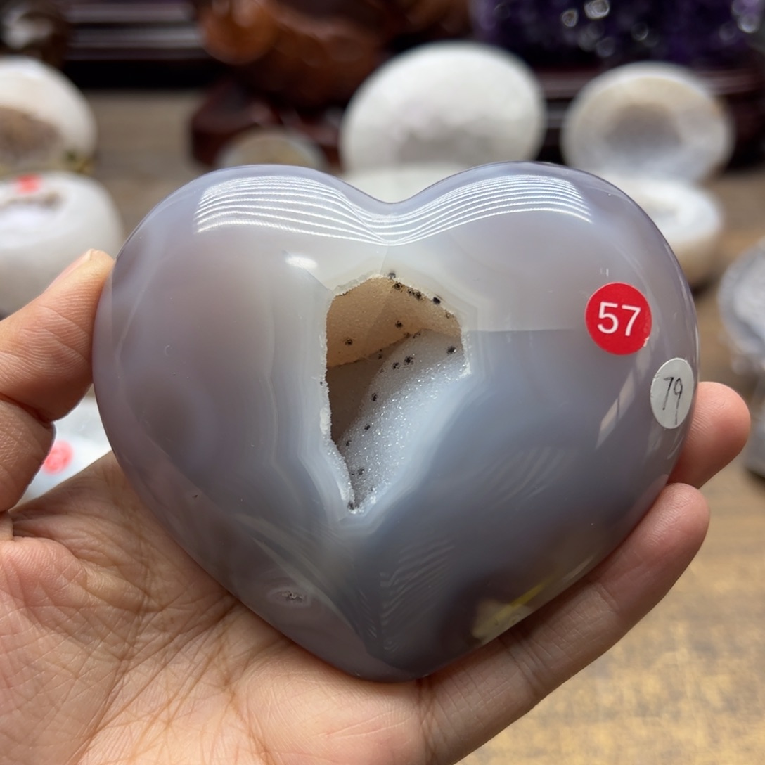 水晶水晶无镶嵌未镶嵌爱心57