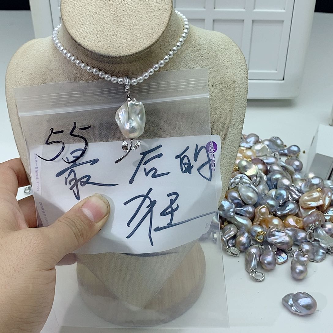 淡水珍珠颈饰合金