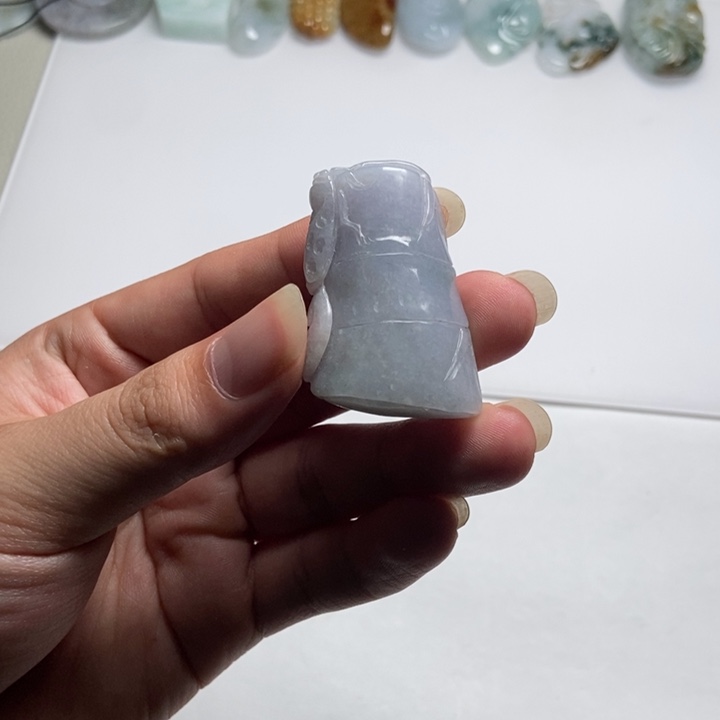 翡翠未镶嵌颈饰竹节12