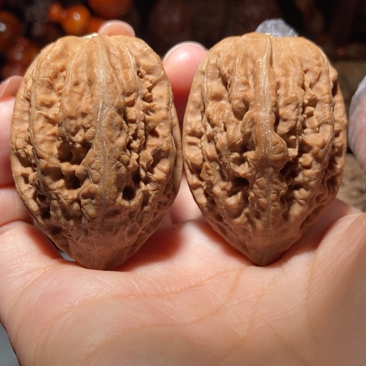 把件文玩核桃东北楸子小雪61