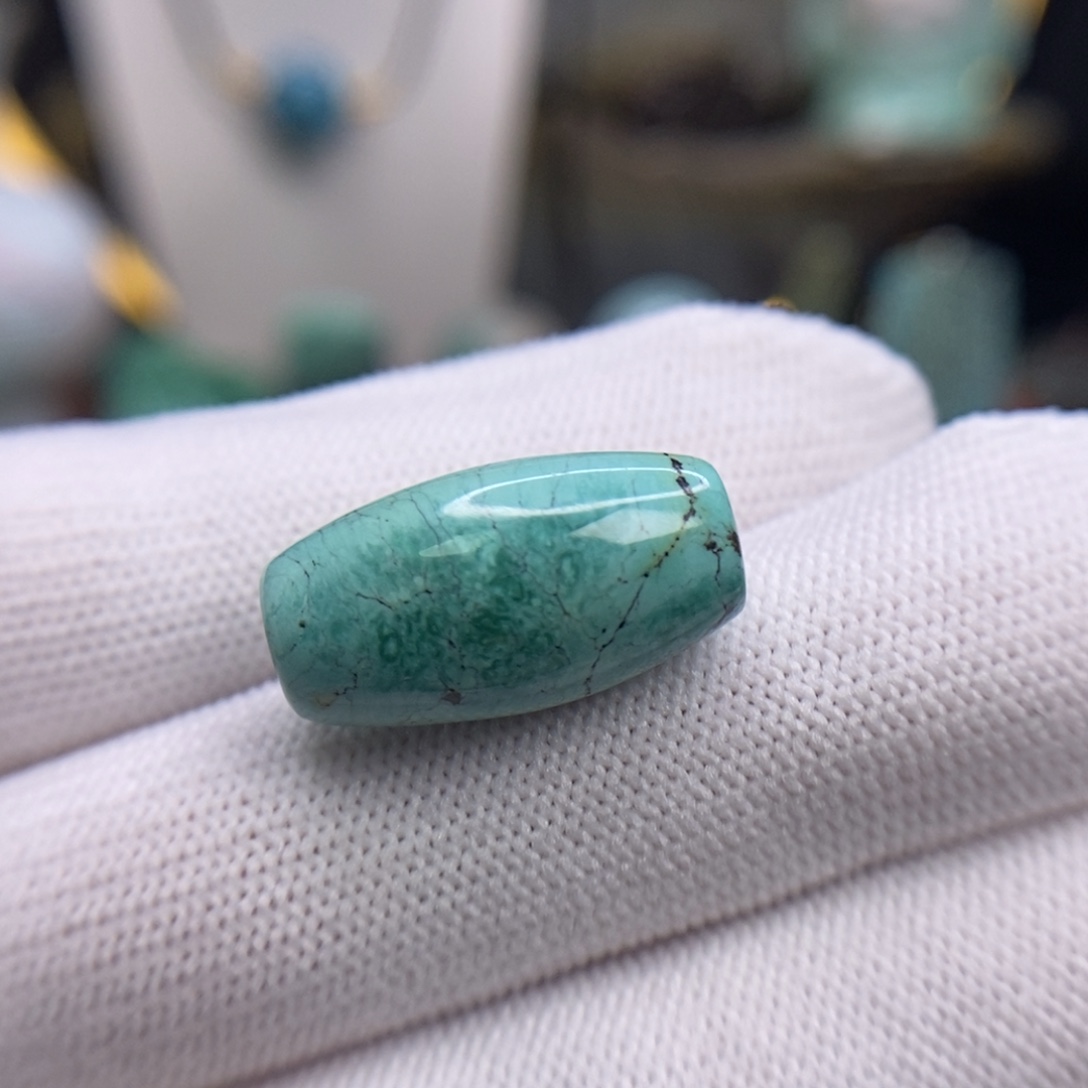 绿松石未镶嵌珠宝奇石11×20.2