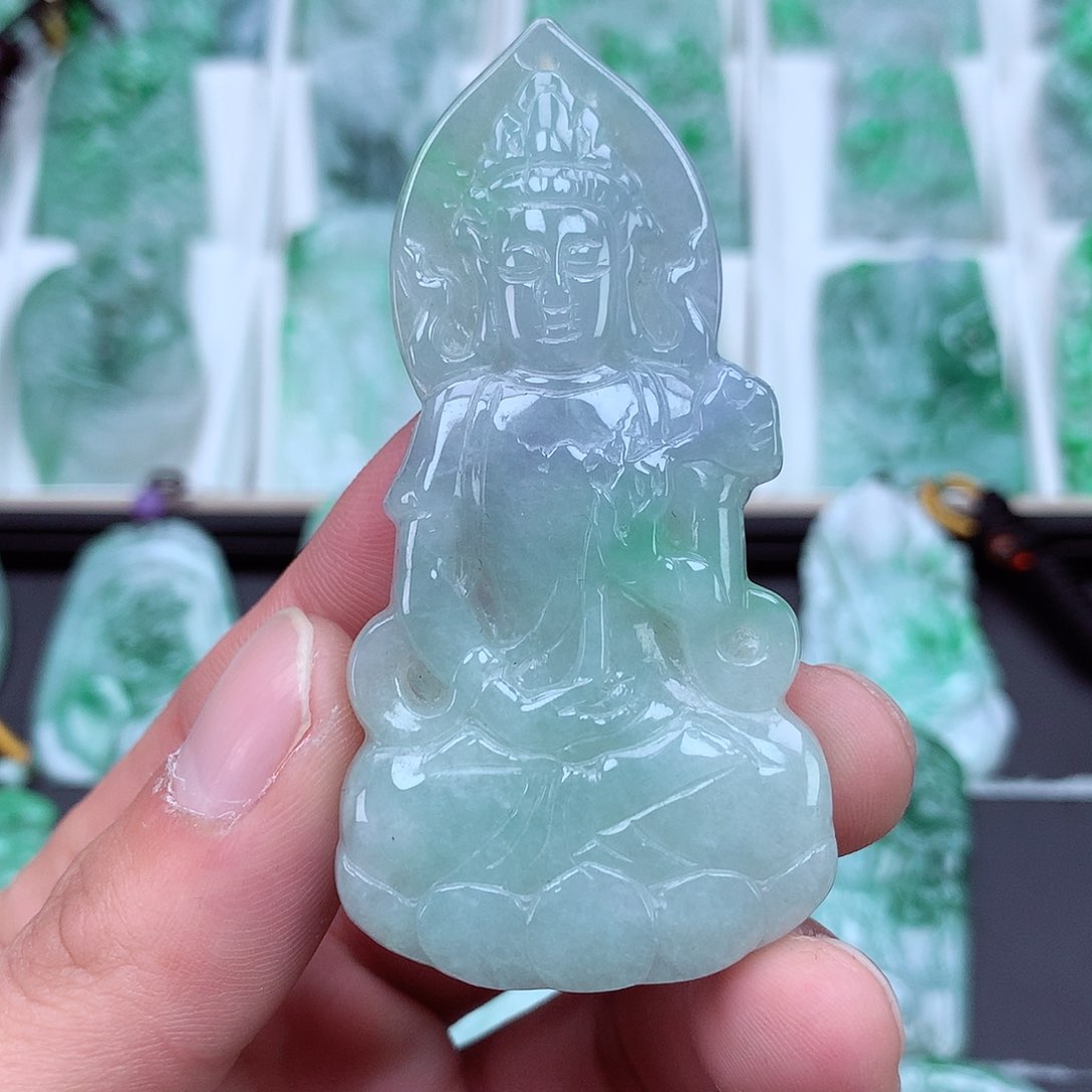 翡翠颈饰未镶嵌翡翠吊坠