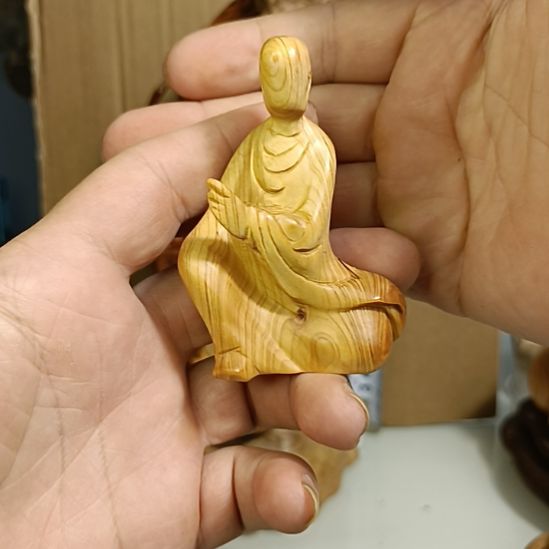 柏木（崖柏）太行崖柏无相手把件