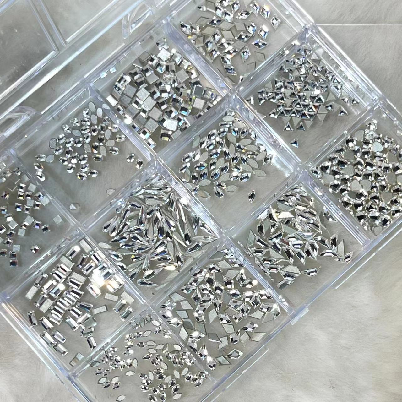 升级版1:1华子系列 异形平底 可代华系列套盒 12个款共600颗