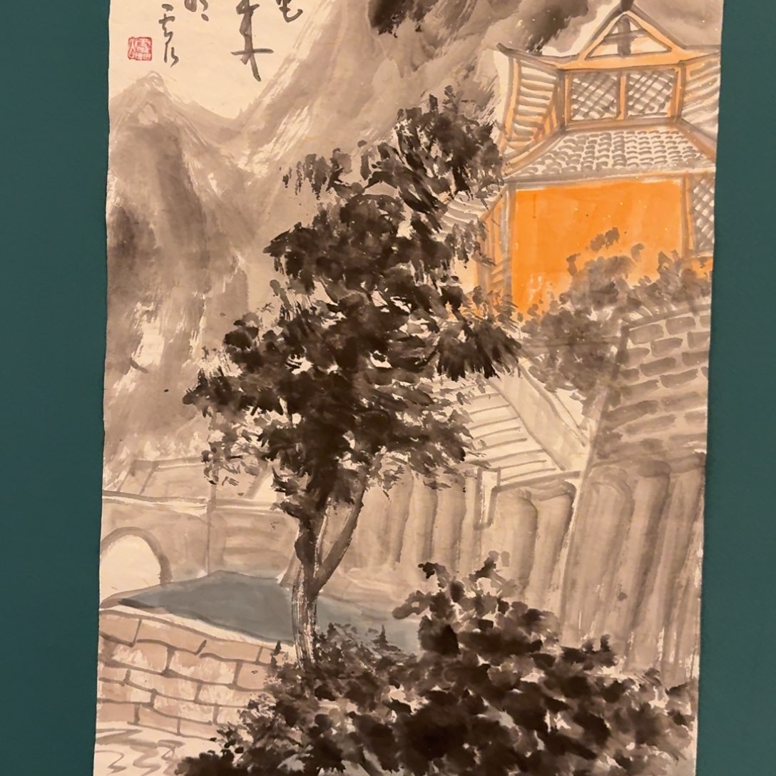 国画雷公老师作品画作