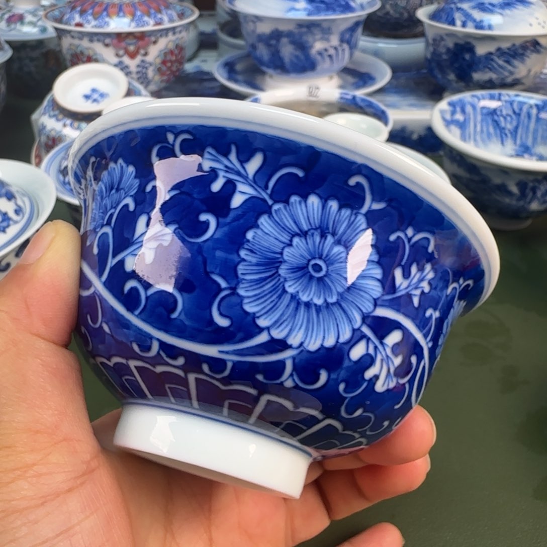 景德镇纯手绘茶具圆圆278