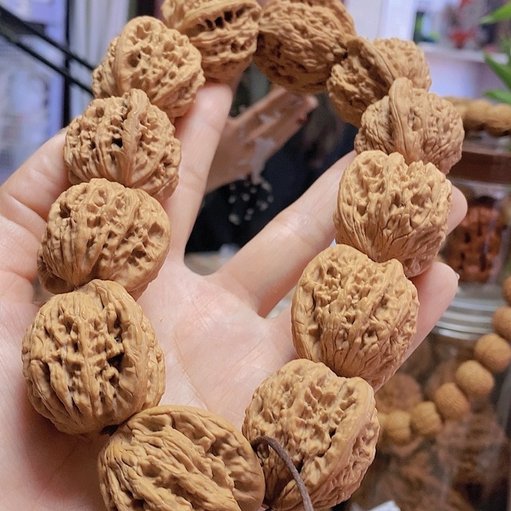 【闪购商品】文玩核桃把件34虎头手持