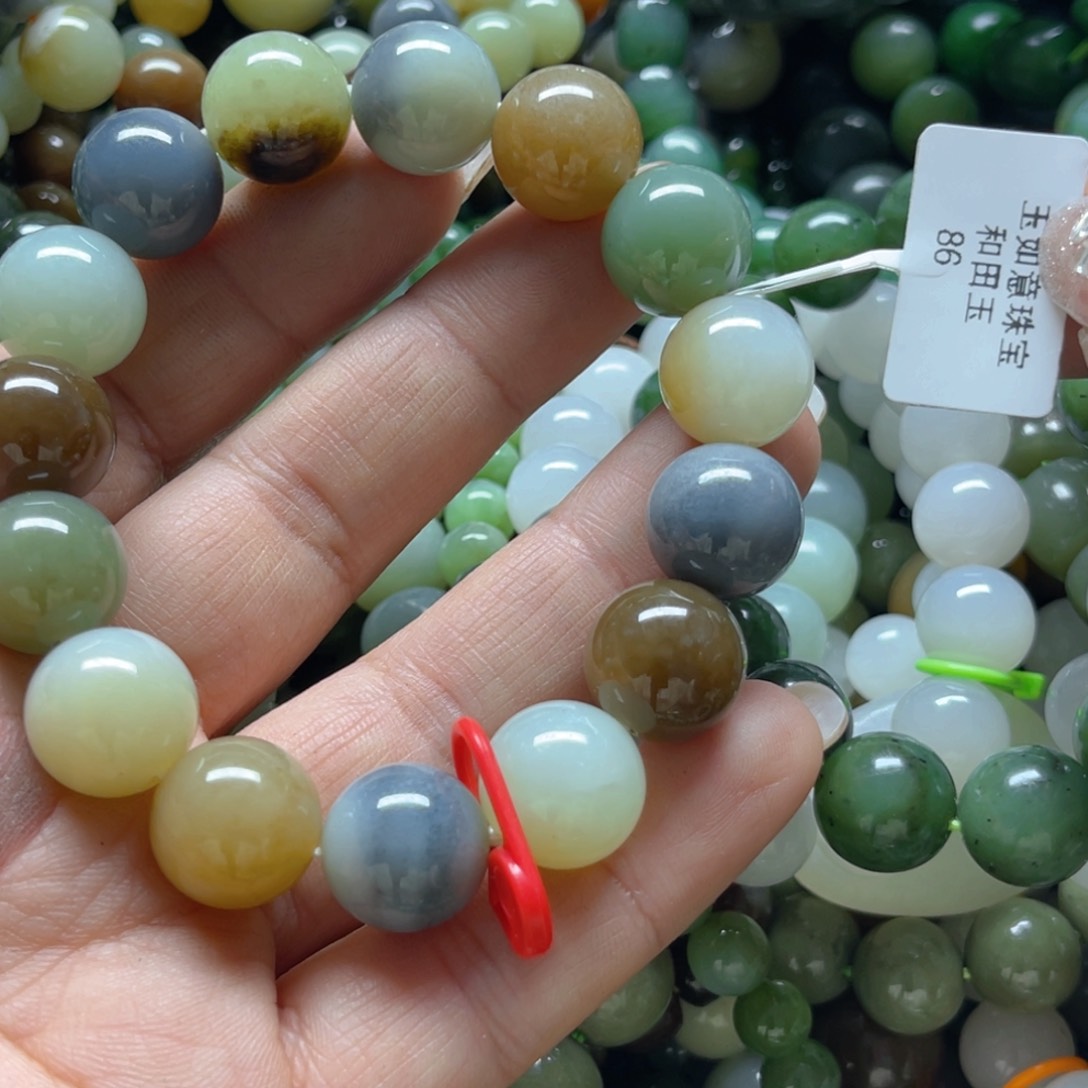 和田玉手链未镶嵌