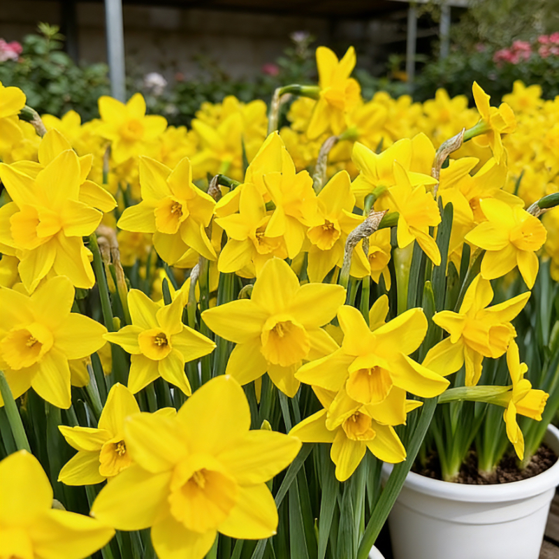 重瓣洋水仙种球室内水培土培四季开花耐寒盆栽阳台庭院观赏花卉