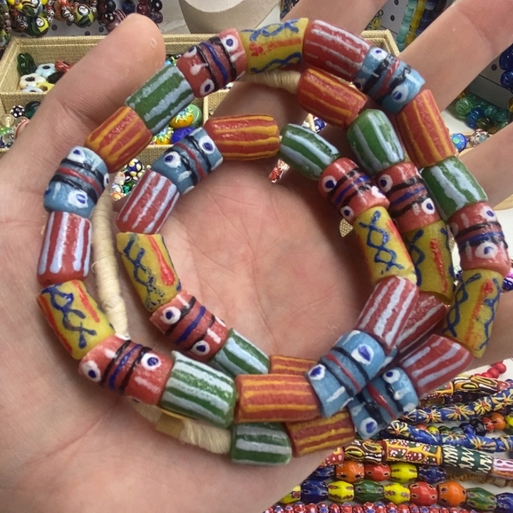 颈饰琉璃非洲管管3