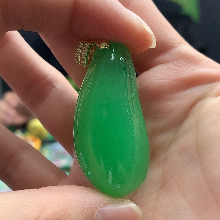 翡翠银S925镶嵌颈饰