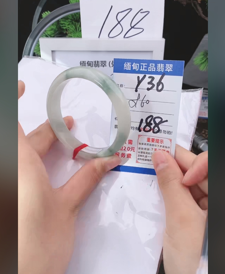 Y36【正品 缅甸翡翠】实物以直播间为准微色差