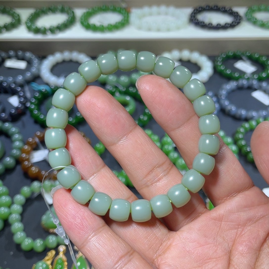 和田玉手链未镶嵌?***秋