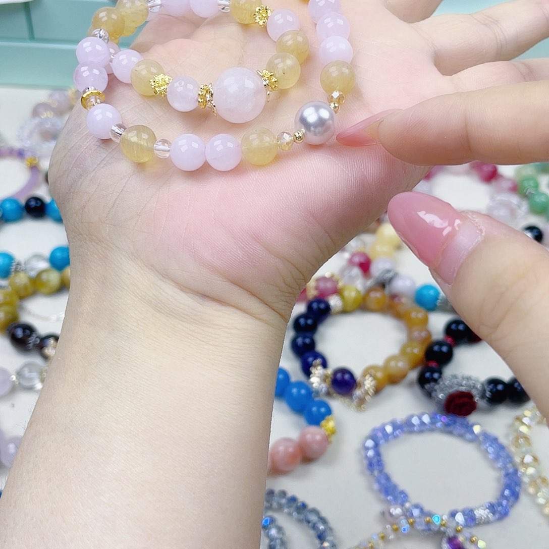 手饰针钠钙石银S925镀金镶嵌