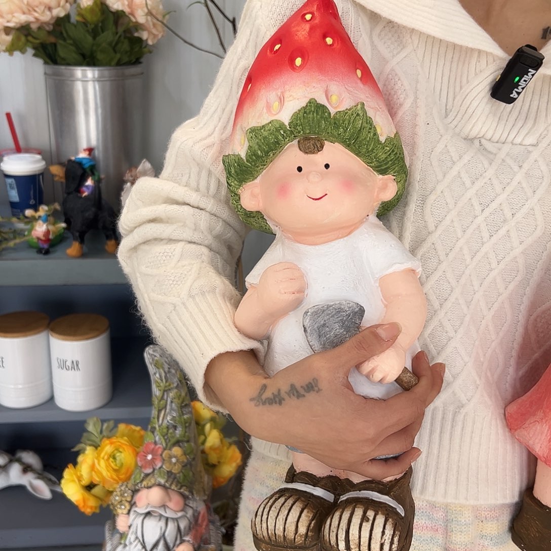 花园摆件红红火火