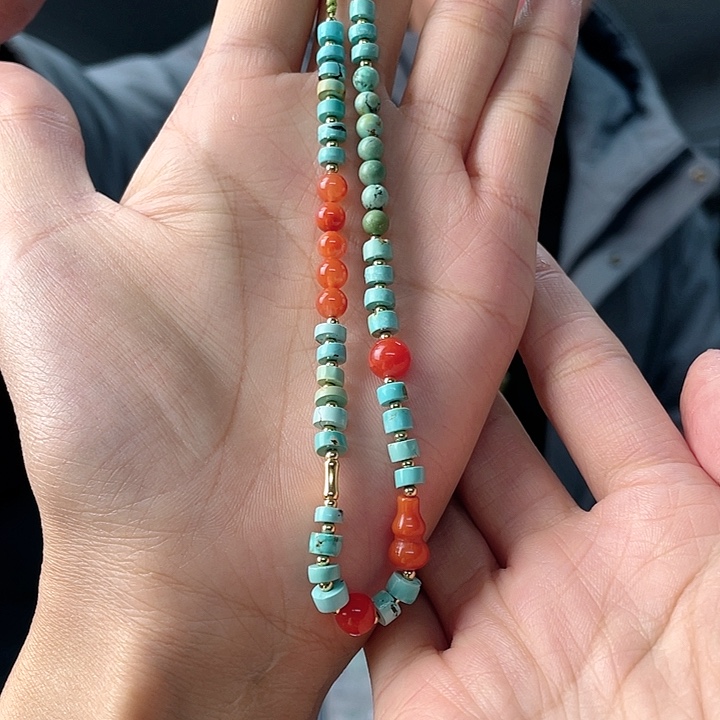 未镶嵌绿松石珠宝奇石