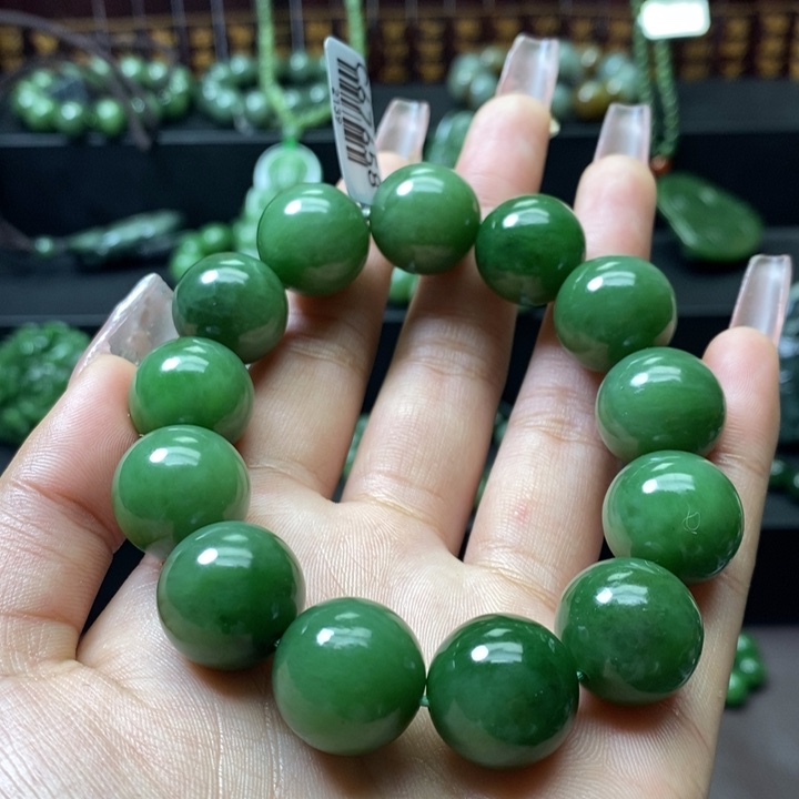 和田玉手串未镶嵌