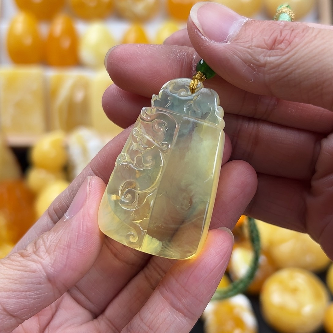 蜜蜡颈饰未镶嵌蜜蜡11.88g