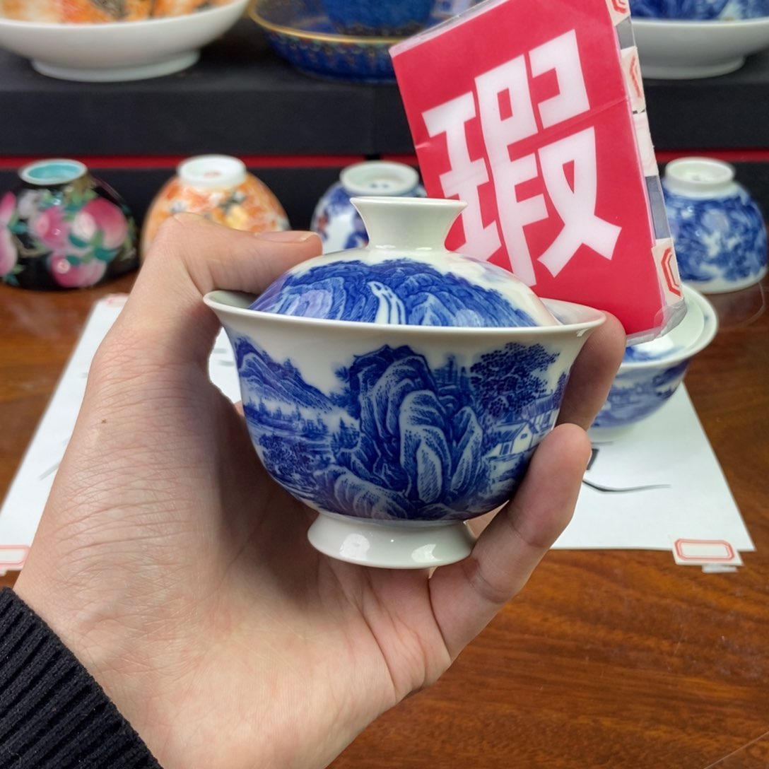 杯景德镇手绘陶瓷艺术