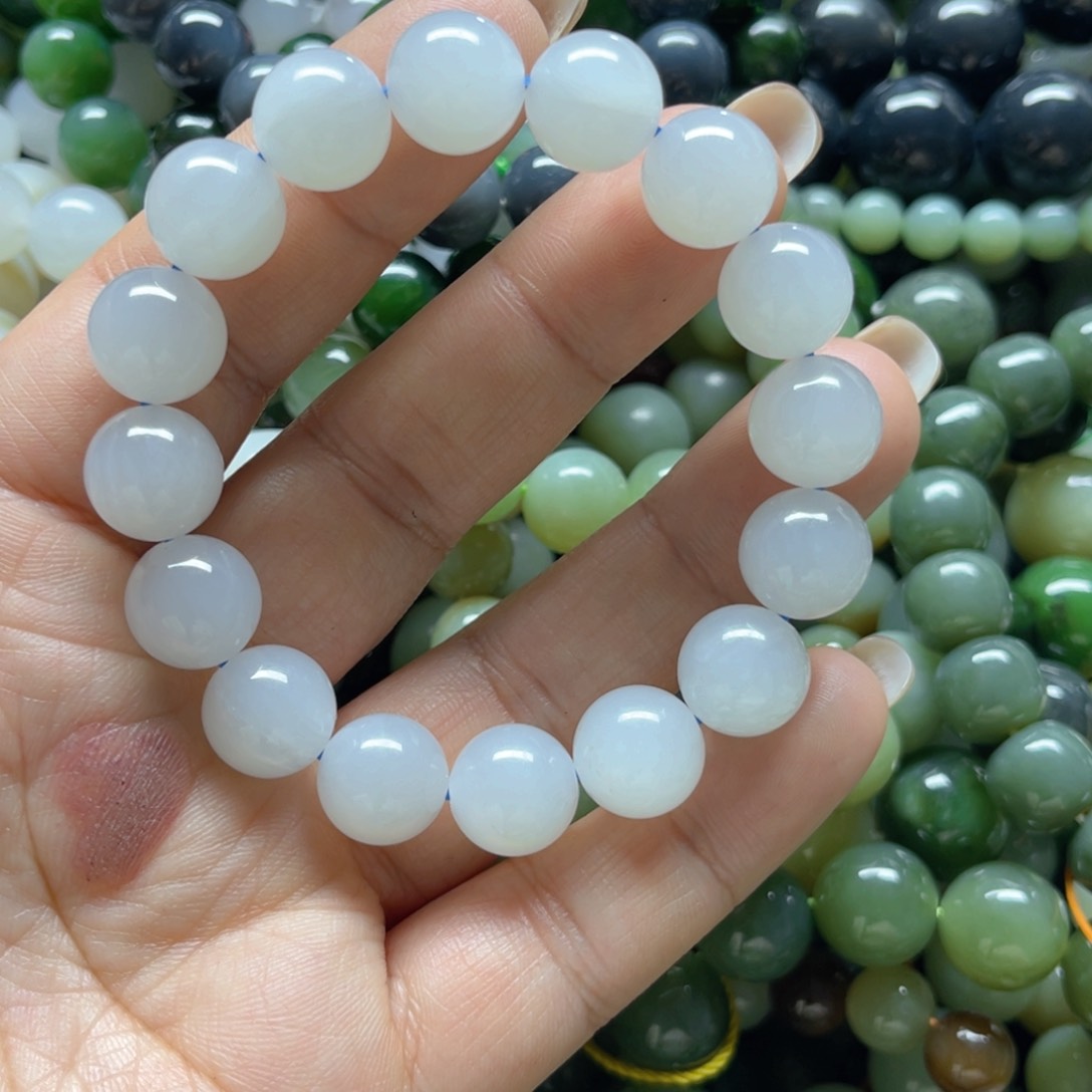 和田玉手链未镶嵌