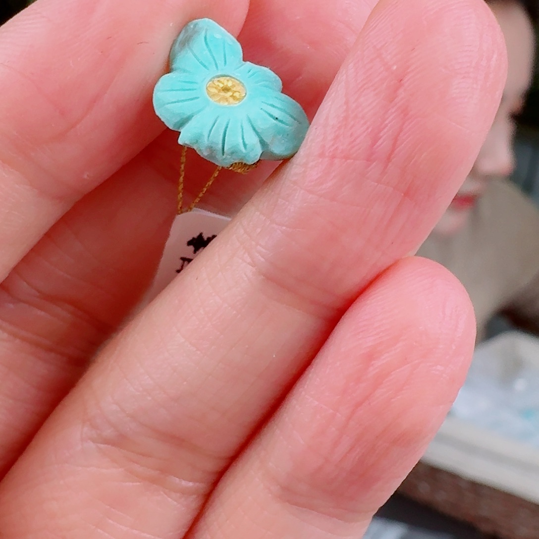 绿松石珠宝奇石未镶嵌