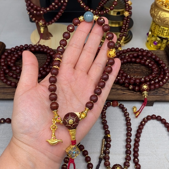 凤眼菩提吊坠9 满配 手持