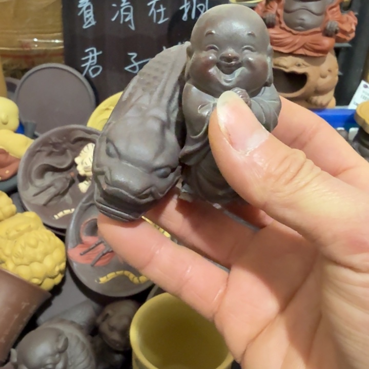 紫砂茶宠雕塑瑕疵茶宠