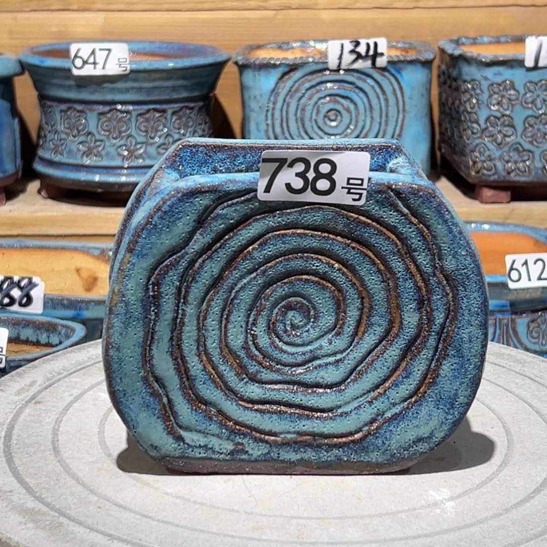 尚雅陶坊多肉花盆，内口径9×7微瑕