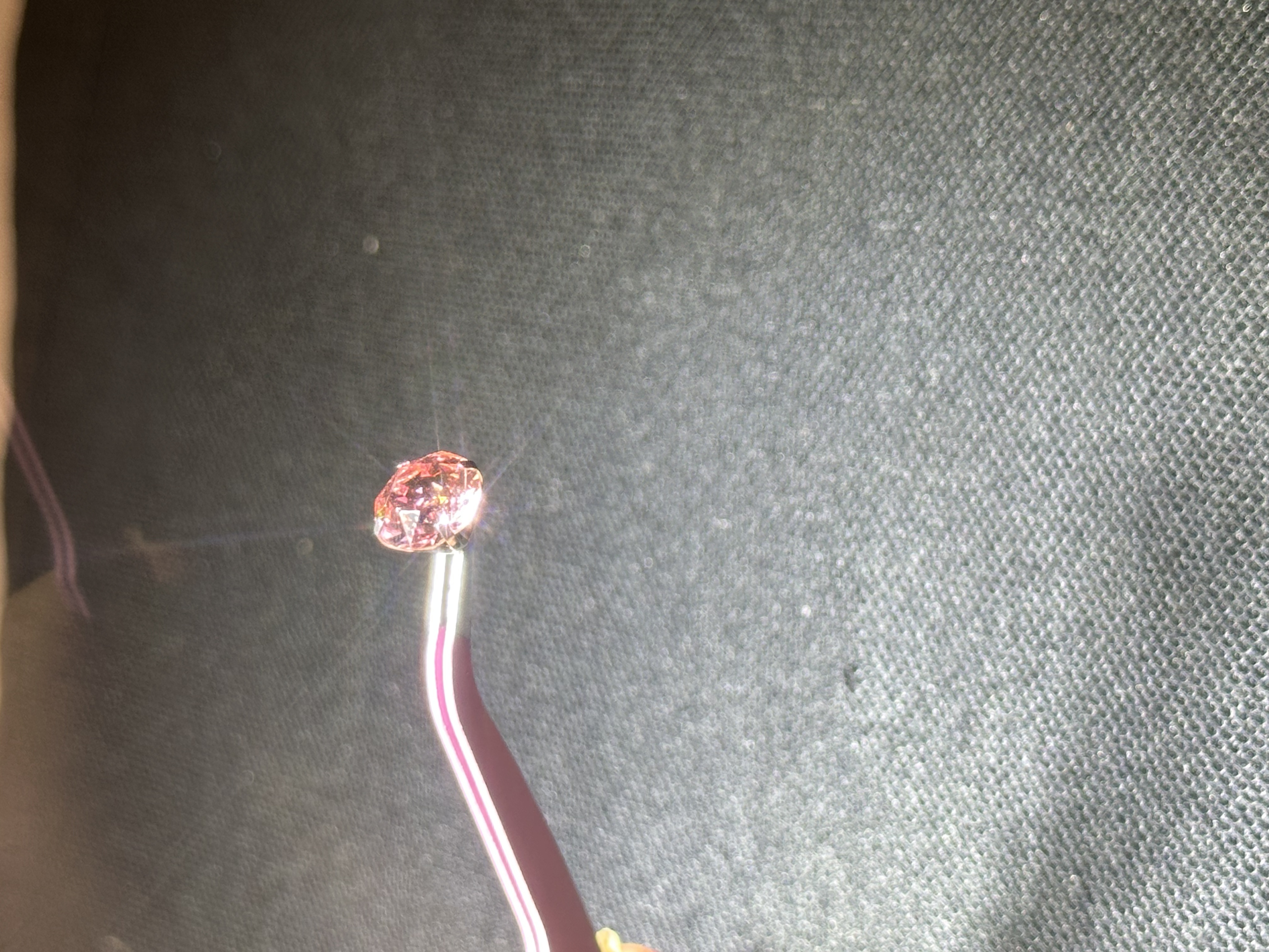 钛合金锆石耳饰 2号8分时尚耳钉紫色女彩色少女风饰品耳饰仙女风