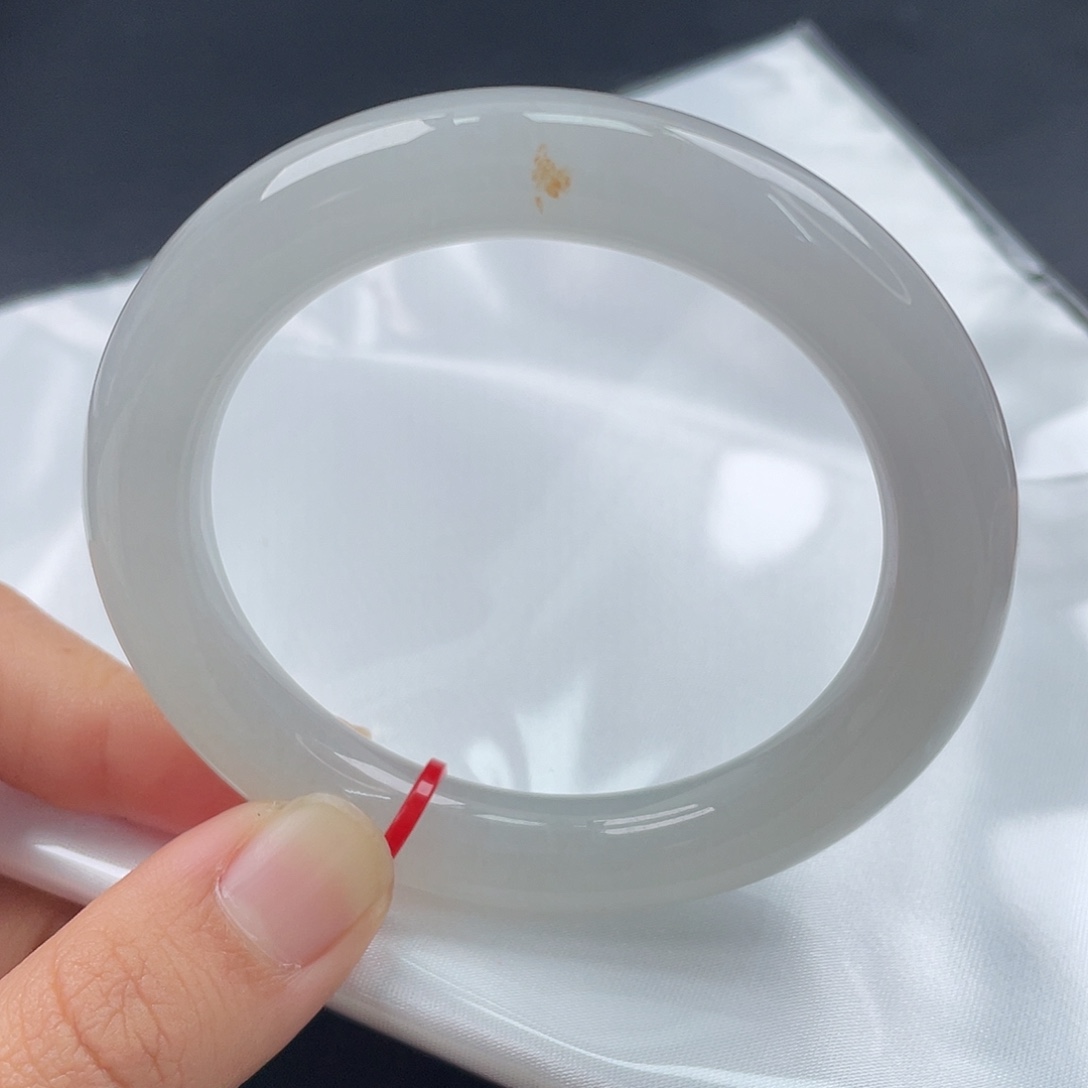 翡翠未镶嵌手镯（圆镯）5354圈