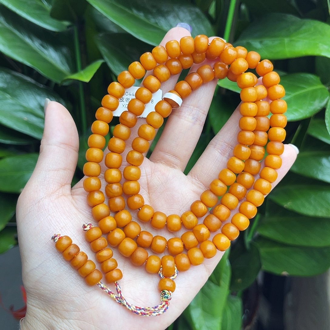 琥珀未镶嵌手链8m108多样性发其一