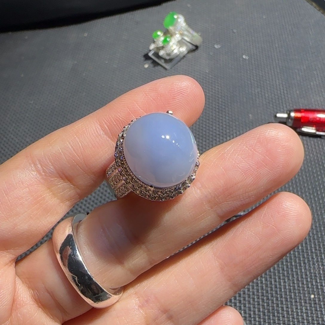 翡翠未镶嵌戒指翡翠