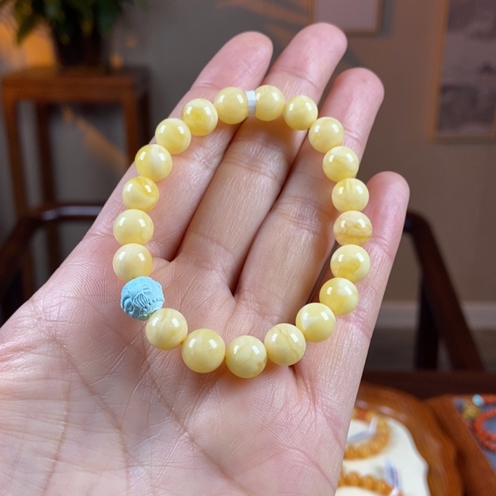 琥珀手链未镶嵌蜜蜡手串8